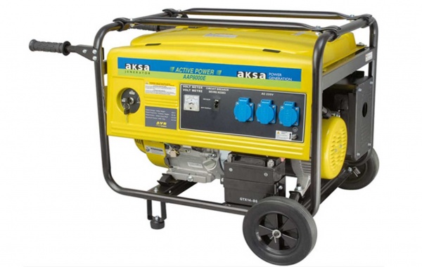 Генератор бензиновий AKSA 1 фаза (230В), 6кВт, (AKSA AAP8000E)